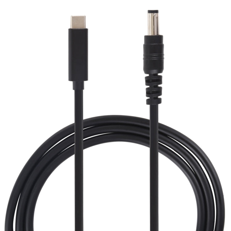 USB-C / Type-C 轉 5.5 x 2.1mm 筆記型電腦電源充電線，線長：約1.5米，Type-C 轉 5.5 x 2.1mm