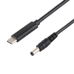 USB-C / Type-C 轉 5.5 x 2.1mm 筆記型電腦電源充電線，線長：約1.5米，Type-C 轉 5.5 x 2.1mm
