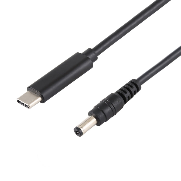 USB-C / Type-C 轉 5.5 x 2.1mm 筆記型電腦電源充電線，線長：約1.5米，Type-C 轉 5.5 x 2.1mm