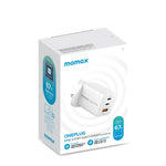 MOMAX UM30 PD 67W 快充電源適配器，英規插頭，英規插頭
