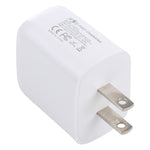 LZ-215A+C 20W QC 3.0 USB + PD 3.0 USB-C / Type-C 快充旅行充電器，美規插頭，美規插頭