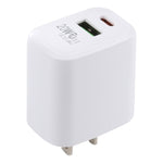 LZ-215A+C 20W QC 3.0 USB + PD 3.0 USB-C / Type-C 快充旅行充電器，美規插頭，美規插頭