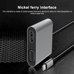2合1 多功能 USB-C / Type-C 轉 HDMI+VGA 集線器擴充座