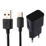 5V 2.1A 智能識別 USB 充電器，附 1 米 USB 轉 USB-C / Type-C 充電線，歐規插頭