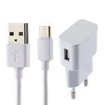 5V 2.1A 智能識別 USB 充電器，附 1 米 USB 轉 USB-C / Type-C 充電線，歐規插頭