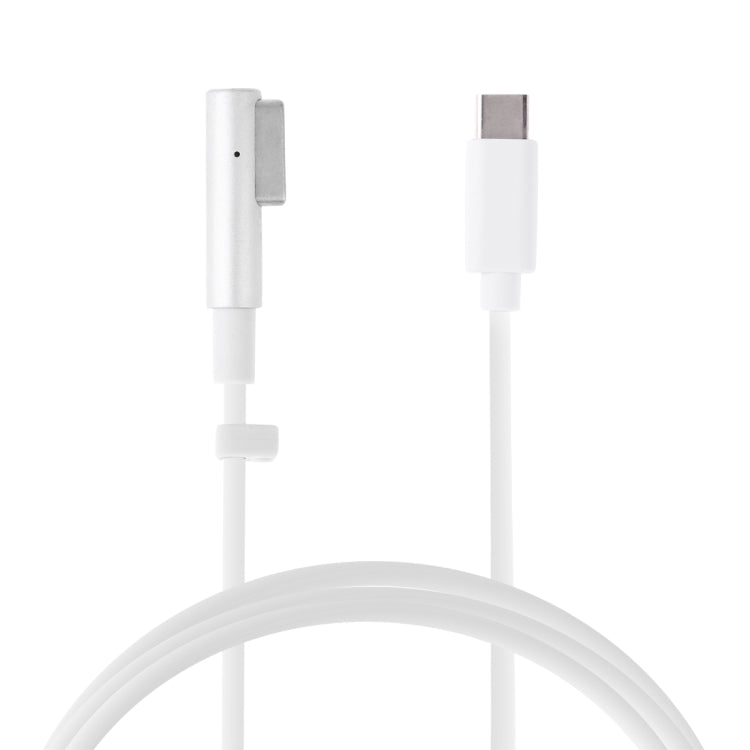 USB-C / Type-C 公頭轉 5 針 MagSafe 1（L 形唇）公頭充電資料線，適用於 MacBook