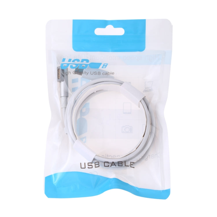 USB-C / Type-C 公頭轉 5 針 MagSafe 1（L 形唇）公頭充電資料線，適用於 MacBook