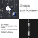 QKZ CK9 HiFi 入耳式四單元運動音樂耳機