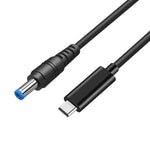 適用於 HP USB-C / Type-C 轉 4.5 x 3.0mm 筆記型電腦電源充電線，線長：約1.5米，Type-C 轉 4.5 x 3.0mm
