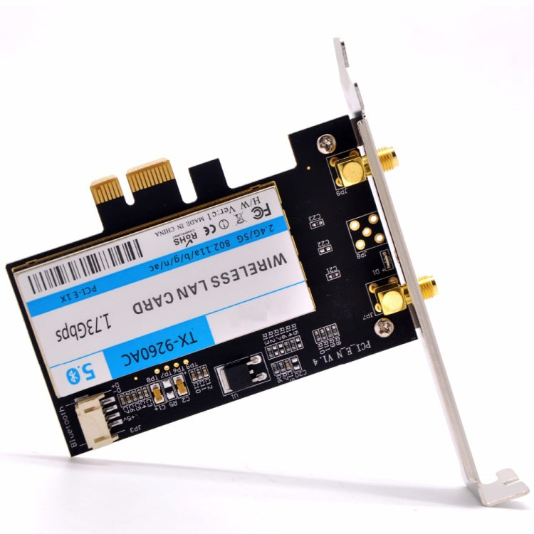 TX-9260AC 無線 AC 雙頻 802.11ac 1730Mbps 桌面 PCI-e WiFi 適配器 + 藍牙 5.0 WLAN 網卡，適用於 Intel 9260ac，TX-9260AC 1730Mbps