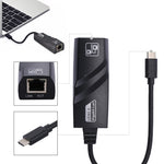 15厘米 USB-C / Type-C 轉 RJ45 千兆乙太網路轉接器，RJ45