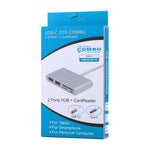 5 合 1 Micro SD + SD + USB 3.0 + USB 2.0 + Micro USB 埠轉 USB-C / Type-C OTG 組合讀卡器，適用平板、智慧型手機、電腦，5 合 1（銀色）、5 合 1（金色）