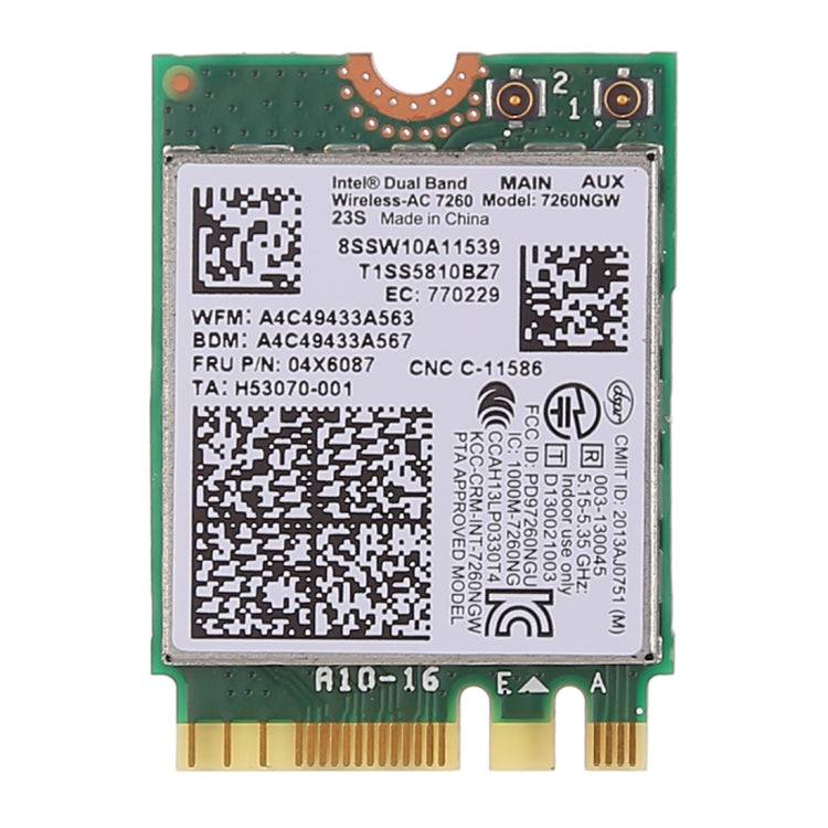 雙頻 AC1200 無線 NGFF M.2 Wifi 卡 7260NGW 7260AC 網卡 適用於 Lenovo T440 X240 B40 B50 Y40 Y70 Y50 7260AC，AC1200