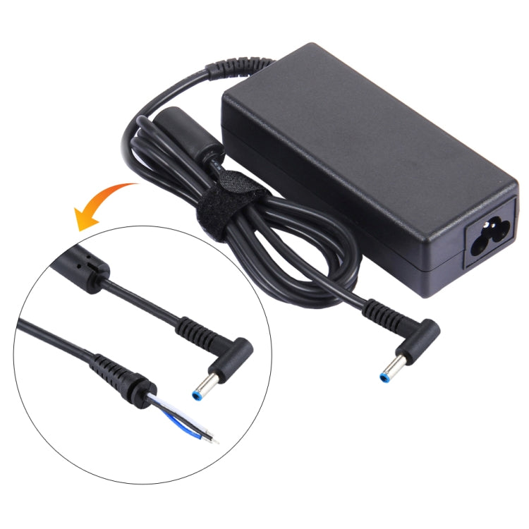 1.5m 4.5 x 3.0 mm 公頭彎頭三芯直流電源充電轉接線，適用於 HP 筆記本，4.5 x 3.0mm