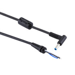 1.5m 4.5 x 3.0 mm 公頭彎頭三芯直流電源充電轉接線，適用於 HP 筆記本，4.5 x 3.0mm