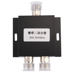 300-500MHz N 母頭轉接器 2 路功率分配器，轉接器功率分配器