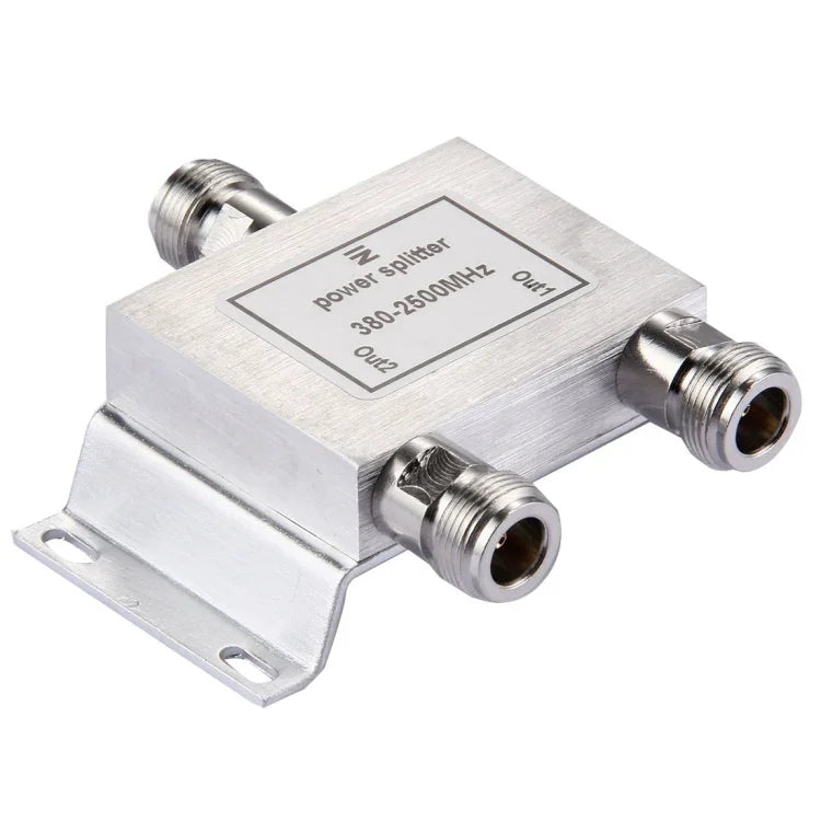 380-2500MHz N 母頭轉接器 2 路功率分配器，母頭轉接器