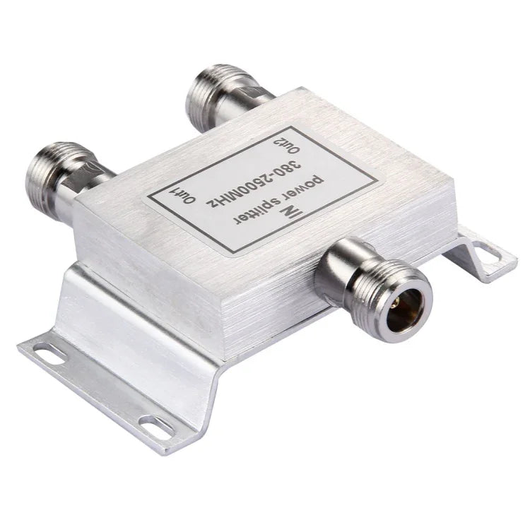 380-2500MHz N 母頭轉接器 2 路功率分配器，母頭轉接器