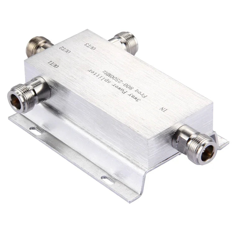 800-2500MHz N 母頭轉接器 3 路功率分配器，3 路功率分配器