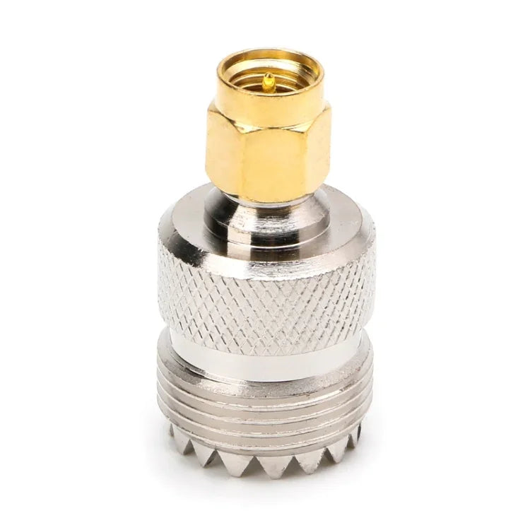 SMA 公頭轉 UHF 母頭射頻同軸連接器轉接器，公頭轉 UHF 母頭