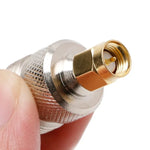 SMA 公頭轉 UHF 母頭射頻同軸連接器轉接器，公頭轉 UHF 母頭