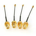 5 件組 RG178 Ufl / IPX / IPEX 轉 SMA 母頭編織線纜，長度：20cm，20cm