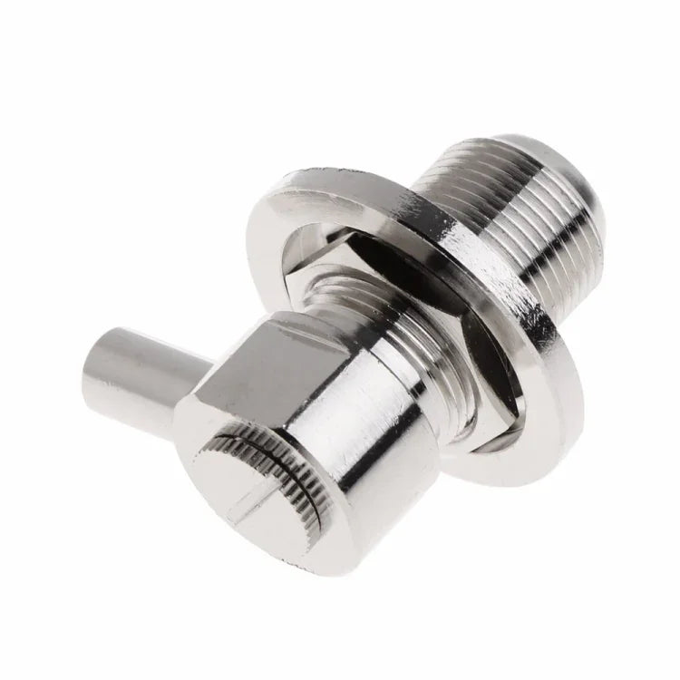 UHF 母頭 SO239 直角射頻連接器用於 RG58 / RG142 LMR195 同軸電纜