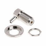 UHF Female SO239 Right Angle RF Connector for RG58 / RG142 LMR195 Coaxial Cable