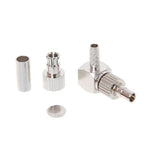 2 合 1 TS9 / CRC9 公頭直角射頻同軸卡片連接器用於 RG174 / 178 / 316 LMR100