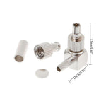 2 合 1 TS9 / CRC9 公頭直角射頻同軸卡片連接器用於 RG174 / 178 / 316 LMR100