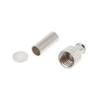 2 合 1 TS9 / CRC9 公頭直角射頻同軸卡片連接器用於 RG174 / 178 / 316 LMR100