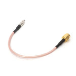 RG316 TS9 母頭轉 SMA 公頭連接線延長，長度：15cm