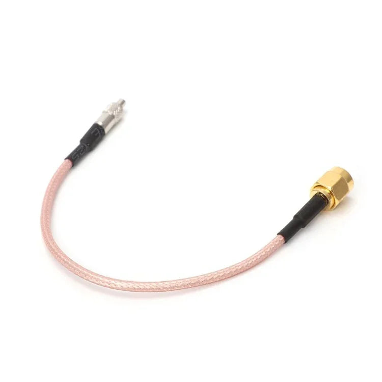 RG316 TS9 母頭轉 SMA 公頭連接線延長，長度：15cm