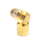 SMA 公頭轉 SMA 母頭 45 度 135 度 FPV 錐形轉接連接器