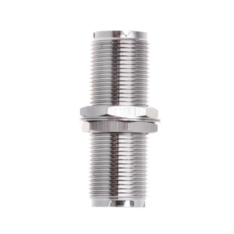 UHFKKY UHF 母頭轉母頭連接器轉接頭，延長版本