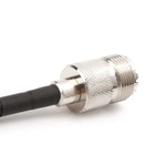 SMA 母頭轉 UHF SO239 PL259 母頭 RG58 豬尾電纜，長度：50cm