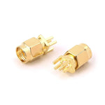 10 個 1.6mm SMA 母頭插座 PCB 夾裝射頻連接器
