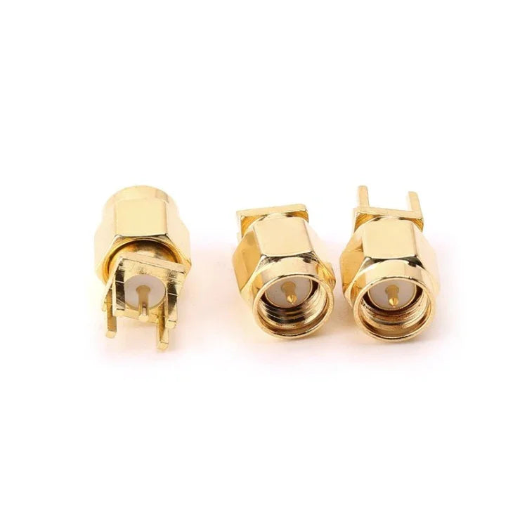 10 個 1.6mm SMA 母頭插座 PCB 夾裝射頻連接器