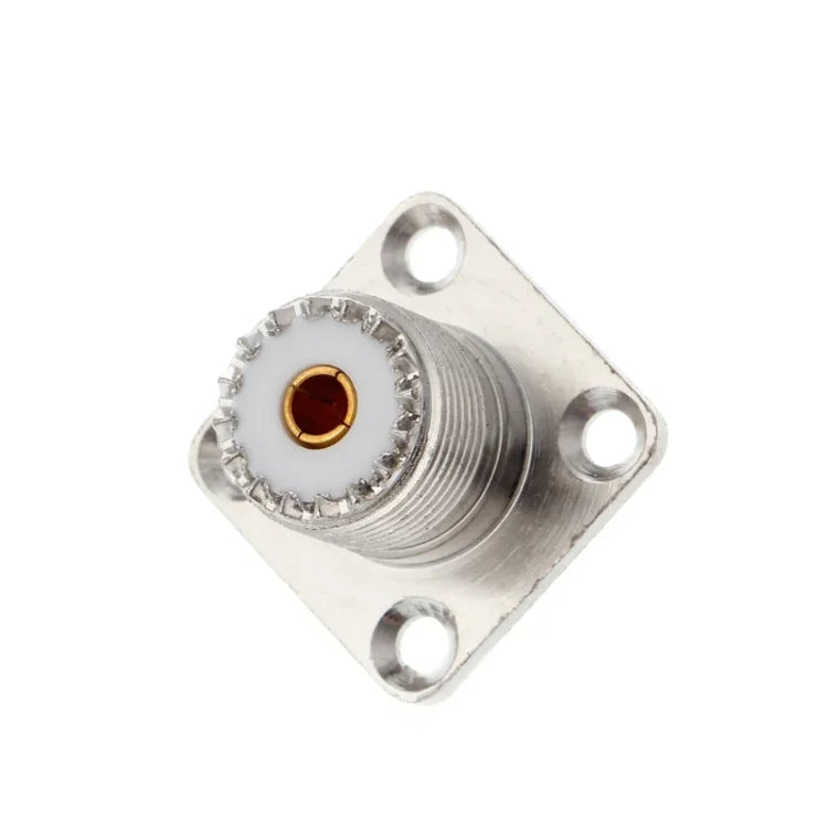 UHF 母頭 SO239 面板機箱安裝法蘭蓋轉接頭