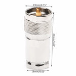 UHF 公頭 PL259 夾具轉接頭