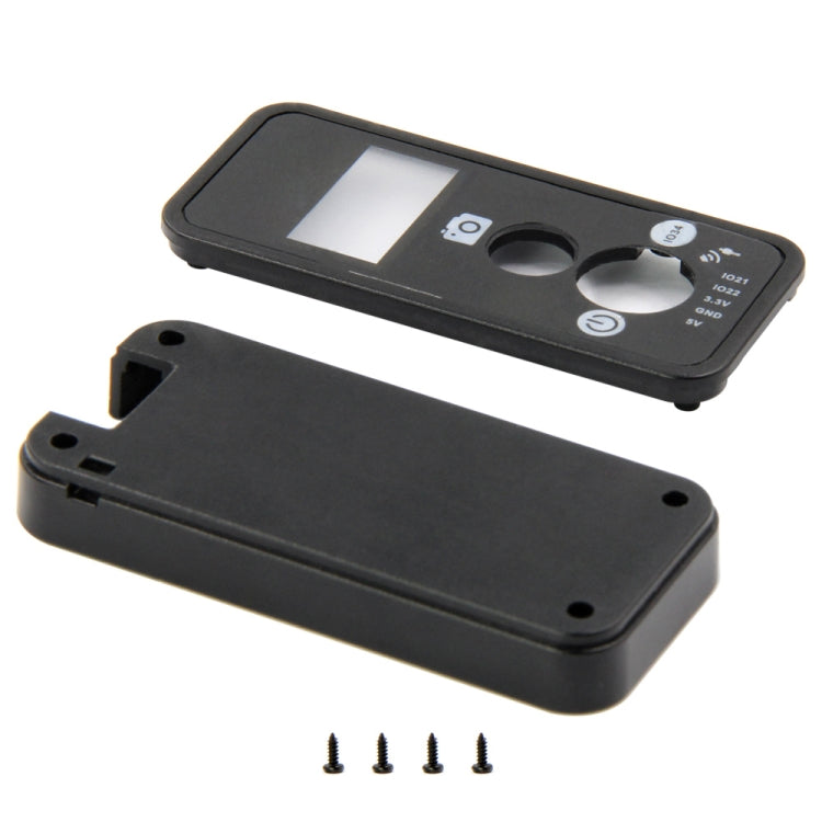 TTGO 黑色 PVC 保護殼，適用 TTGO T-Camera ESP32 WROVER & PSRAM 模組，黑色 PVC 保護殼