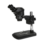 0.7X-50X 立體顯微鏡雙目顯微鏡附燈，0.7X-50X（黑色）、0.7X-50X（白色）