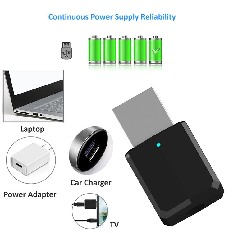 藍牙5.0 音頻接收器 USB 藍牙適配器 藍牙發射器 支援 Win8/10，ZF169
