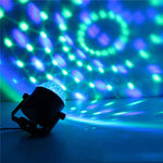 YouOKLight YK2278 3W 聲控派對 DJ 燈光 RBG 迪斯可球頻閃燈 舞台帕燈 7 模式，無遙控器