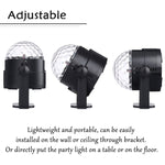 YouOKLight YK2278 3W 聲控派對 DJ 燈光 RBG 迪斯可球頻閃燈 舞台帕燈 7 模式，無遙控器