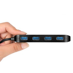 超高速 USB3.0 四埠集線器附開關，USB 3.0
