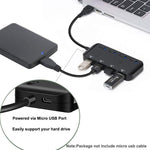 超高速 USB3.0 四埠集線器附開關，USB 3.0