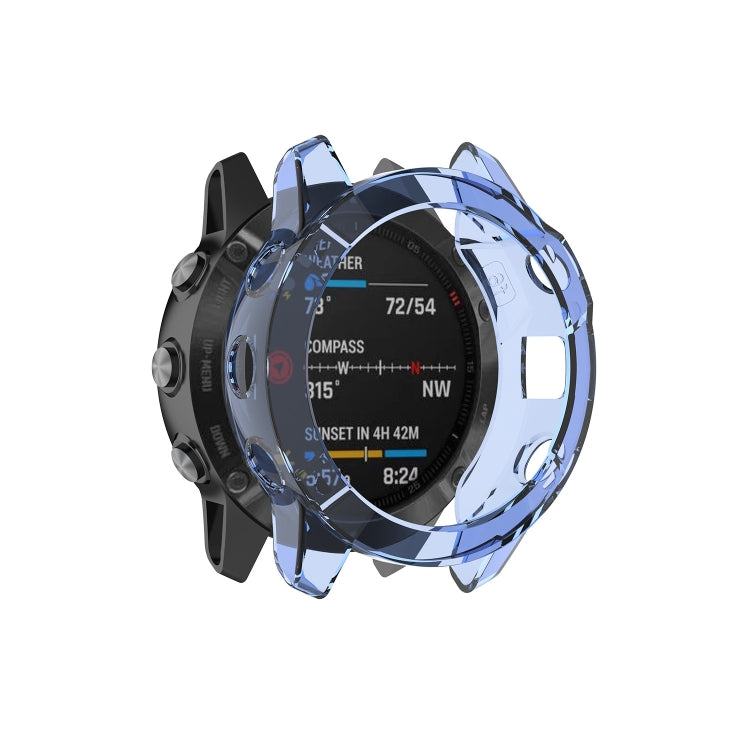 Suitable for Garmin Fenix 6S / 6S Pro transparent TPU Silica Gel Watch Case