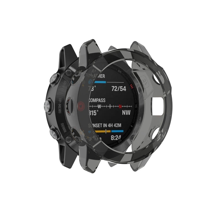 Suitable for Garmin Fenix 6S / 6S Pro transparent TPU Silica Gel Watch Case