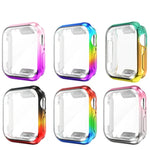 適用於 Apple Watch Series 4/5/6 & Watch SE 1/2/3 44mm 漸層全包 TPU 保護殼，適用於 Apple Watch Series 5 & 4 44mm
